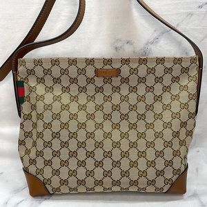 GUCCI Canvas Web Crossbody